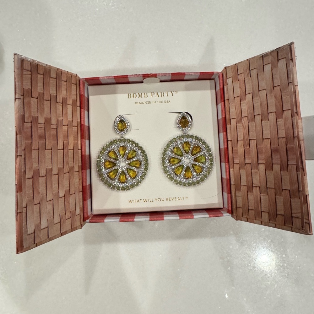 Bomb Party market fresh earrings